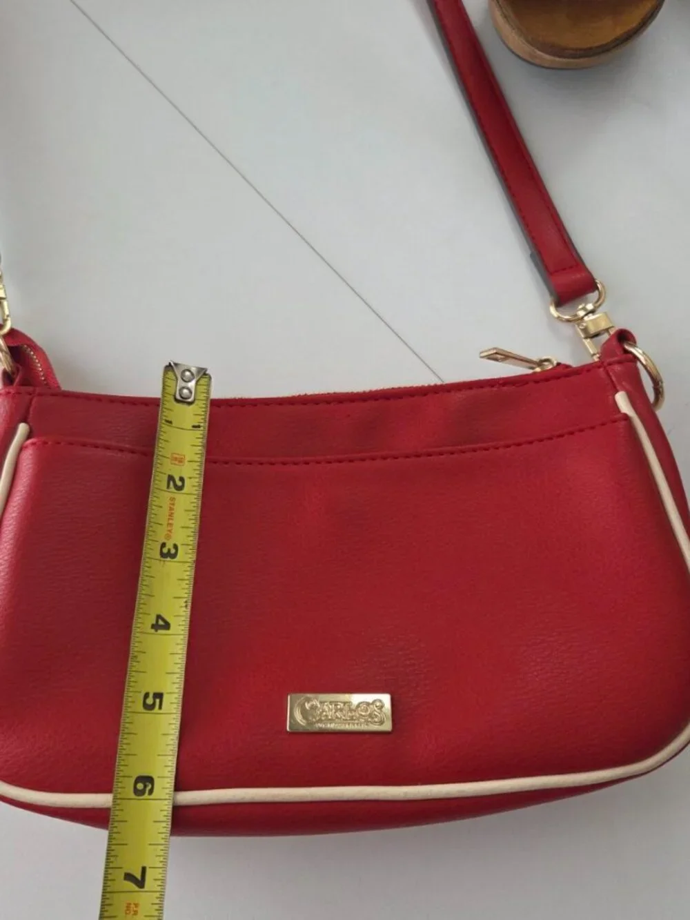 Carlos! By Carlos Santa I Red Crossbody Bag with detachable strap